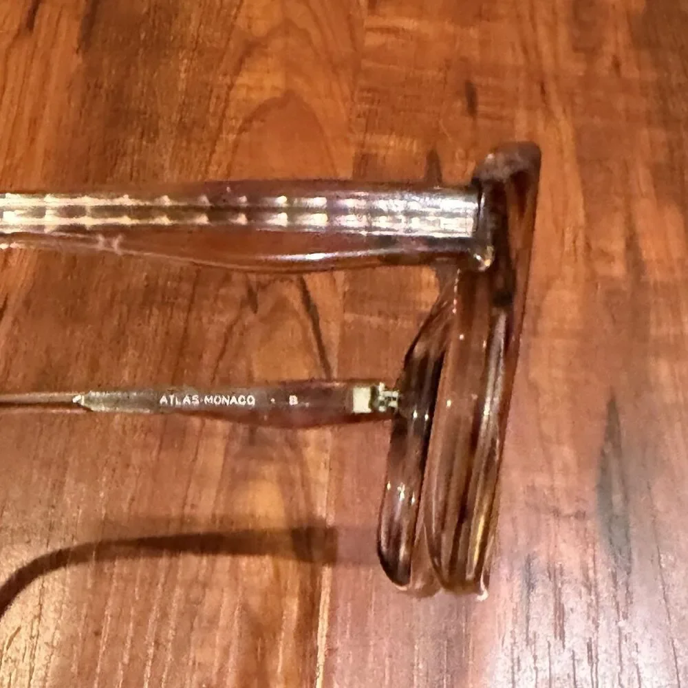 Rare Vintage Yves de Saint Claude 54-18 Brown Atlas Monaco Eyeglass Frames Only